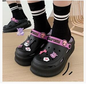 CEINOM Cute Cartoon Slippers Kuromi Kawaii Slippers for Women Cloud Slides